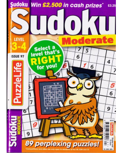 Puzzlelife Sudoku Magazine Level 3-4