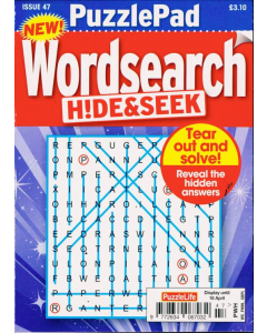 PuzzlePad Wordsearch Hide & Seek